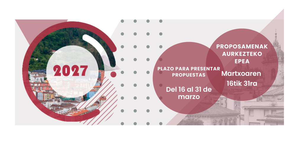 Banner con fechas de presentación de propuestas