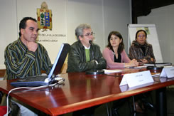 El alcalde de Ermua Carlos Totorika presentando las jornadas.