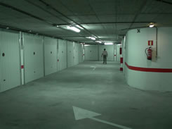 Imagen del interior del garaje