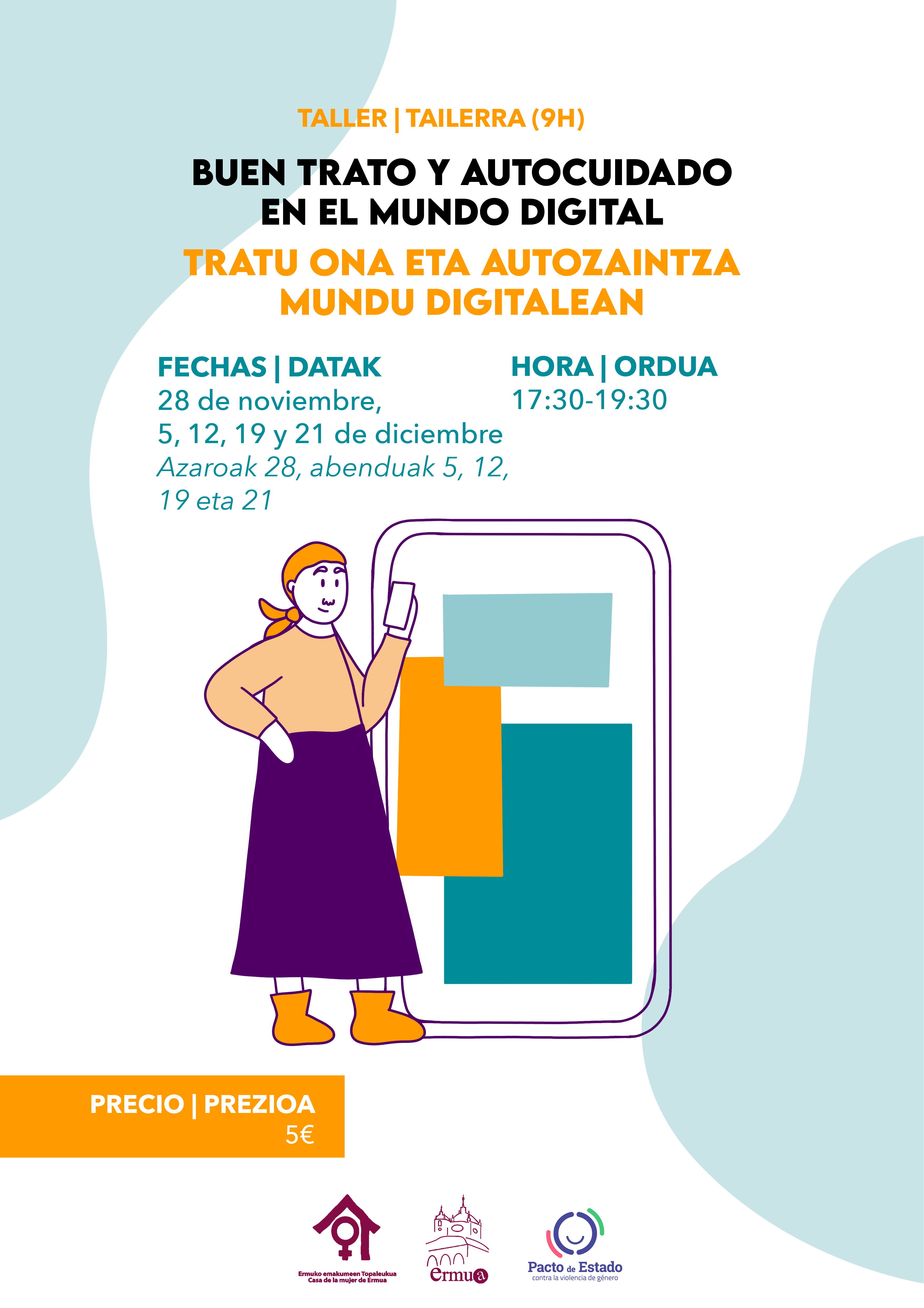 Da cuenta del taller, los horarios y fechas