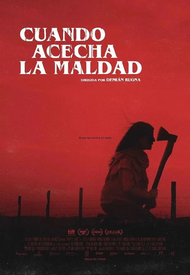 Cartel de la película Cuando acecha la maldad