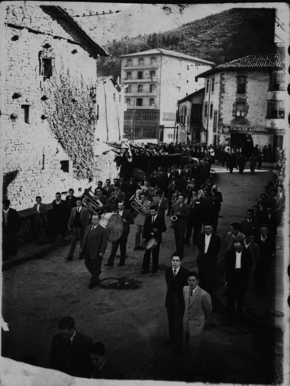 Banda de música en Zubiaurre