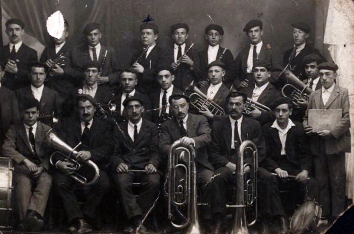 Banda de Música Santa Cecilia en sus inicios