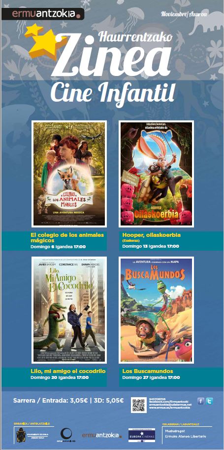 cine infantil noviembre