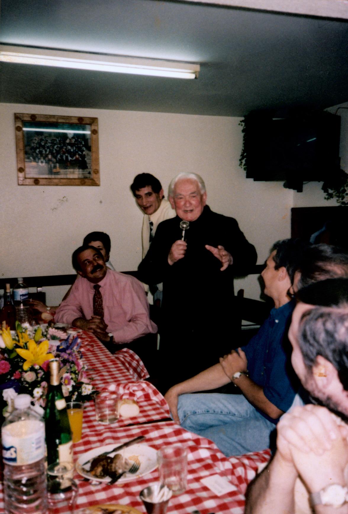 Comida con el centro gallego