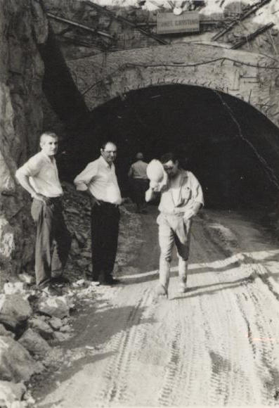 Construcción de los tuneles de Zaldibar de la Autopista