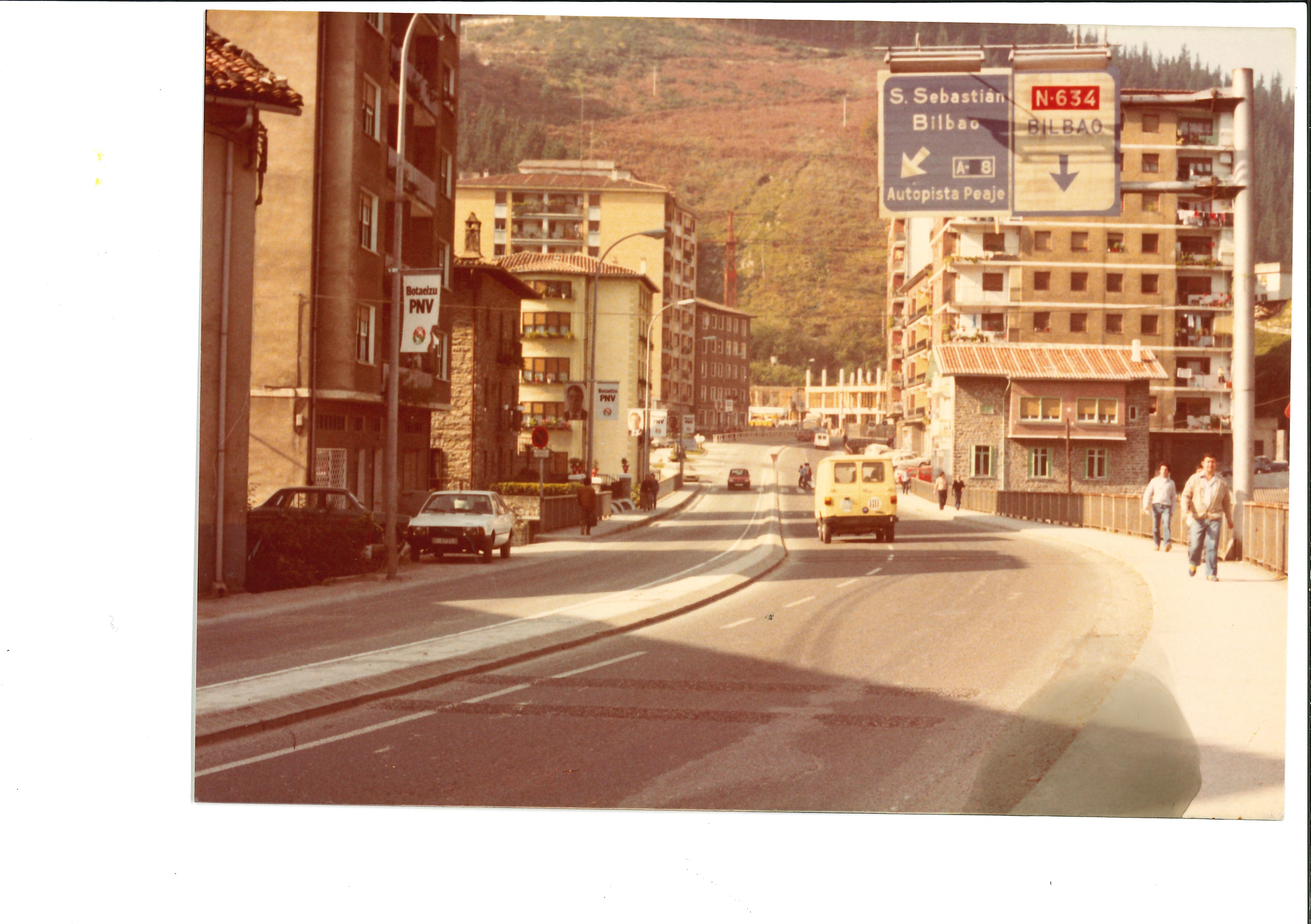 Dirección Bilbao calles Ermua. Avenida Gipuzkoa