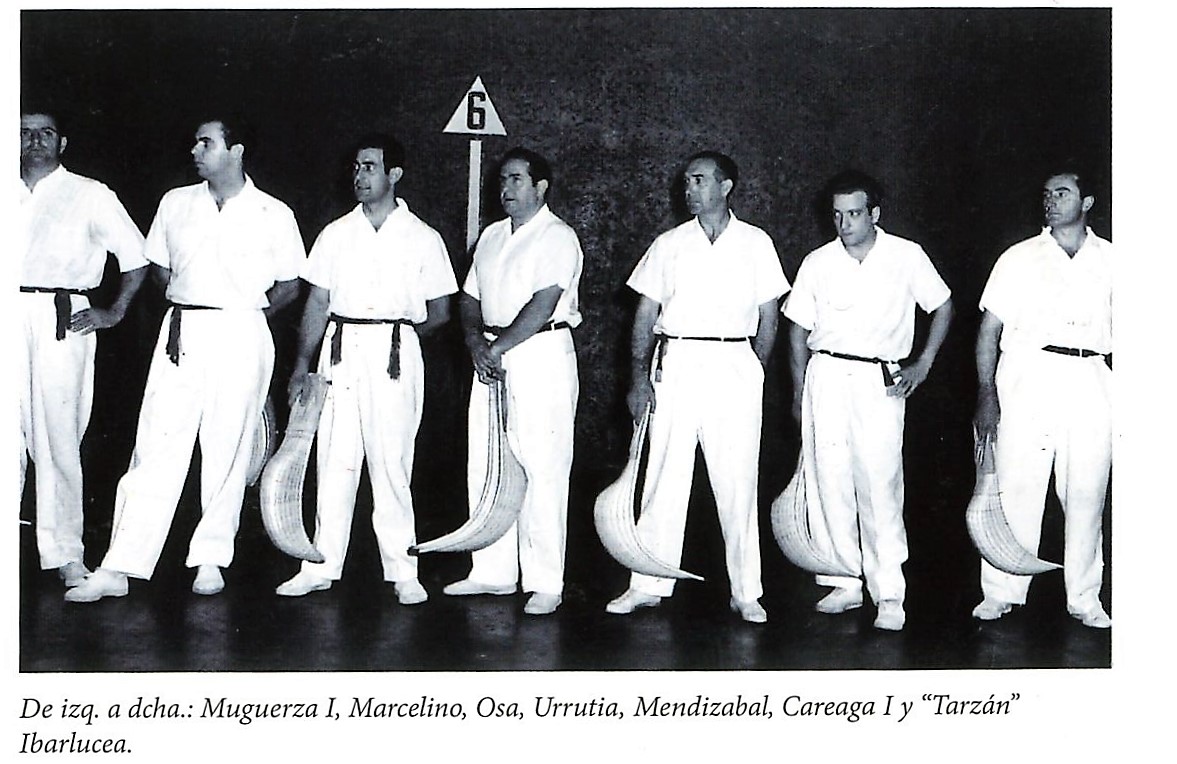 Fotografía en frontón de pelotaris, Valentín Careaga (Careaga I). Pilotarien argazkia frontoian, Valentin Kareraga (Kareaga I) Fotografía en frontón de pelotaris, Valentín Careaga (Careaga I). Pilotarien argazkia frontoian, Valentin Kareraga (Kareaga I)