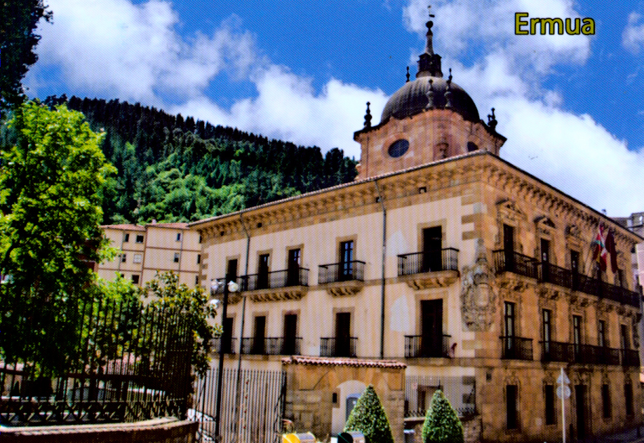 Postal del Palacio Marqués de Valdespina y Ayuntamiento