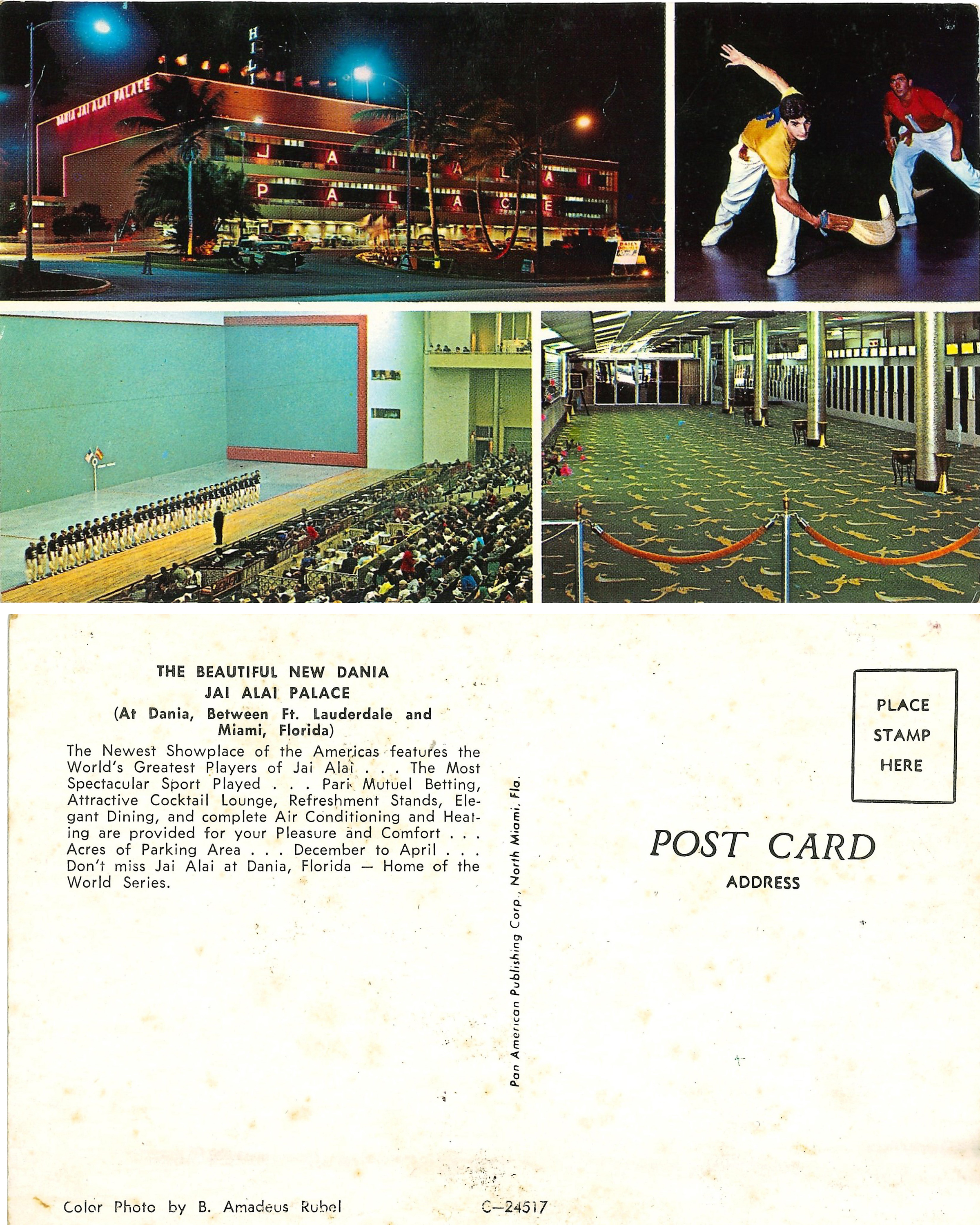 Postal New Dania Jai Alai Palace Postal New Dania Jai Alai Palace