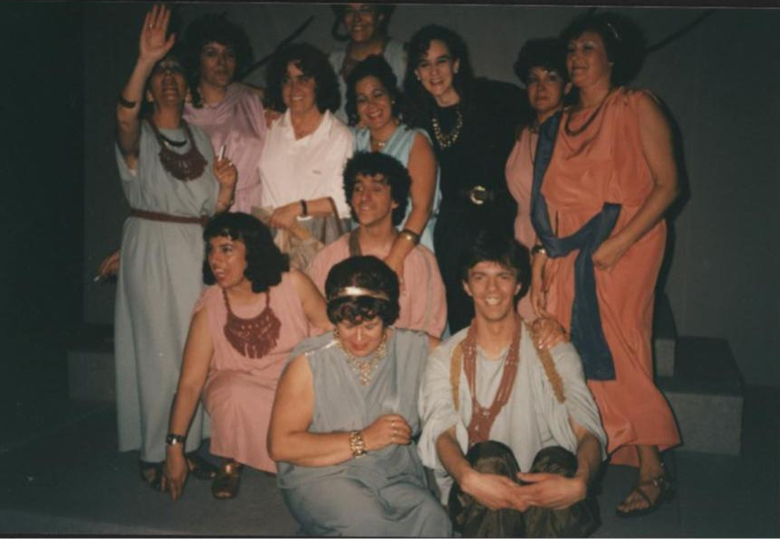 Representación de "Lisistrata", 1ª fotografía