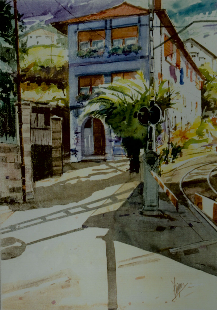 Trenbide ondoko etxea/Casa de al lado de la estación