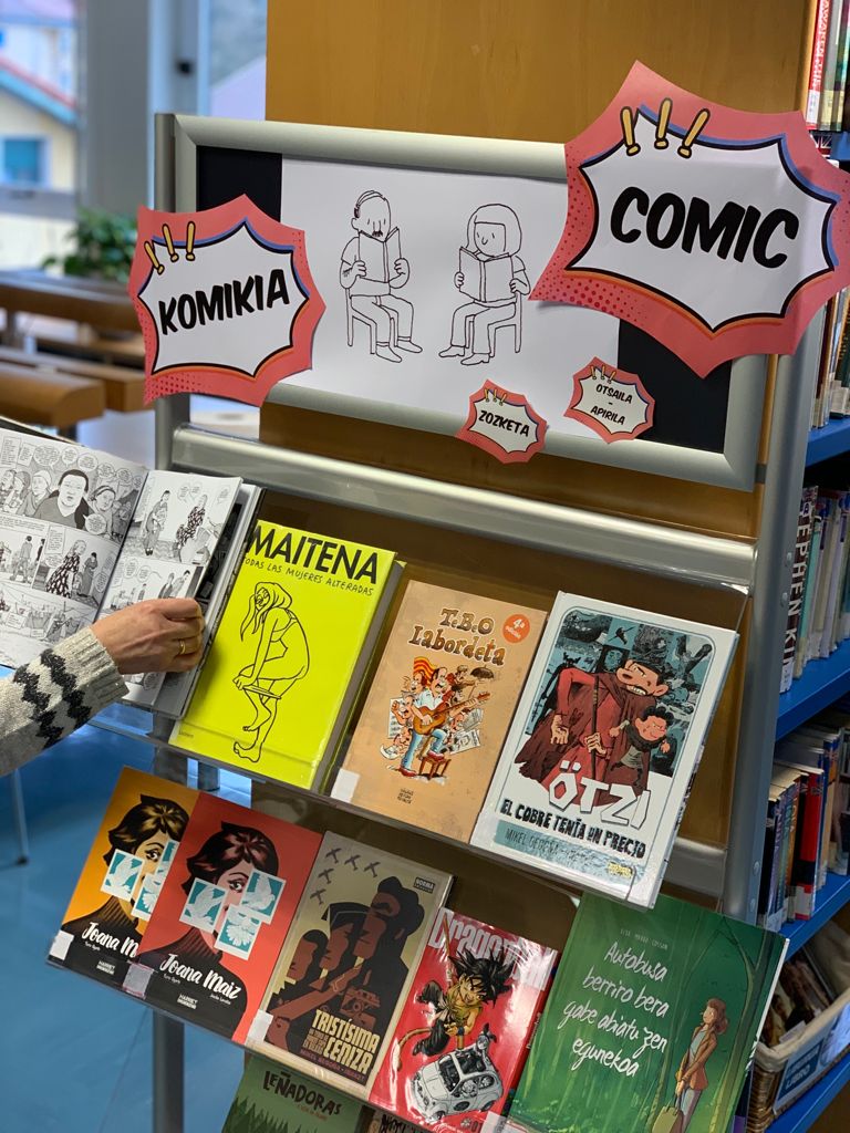 Trimestre del cómic y la novela gráfica en la biblioteca Trimestre del cómic y la novela gráfica en la biblioteca