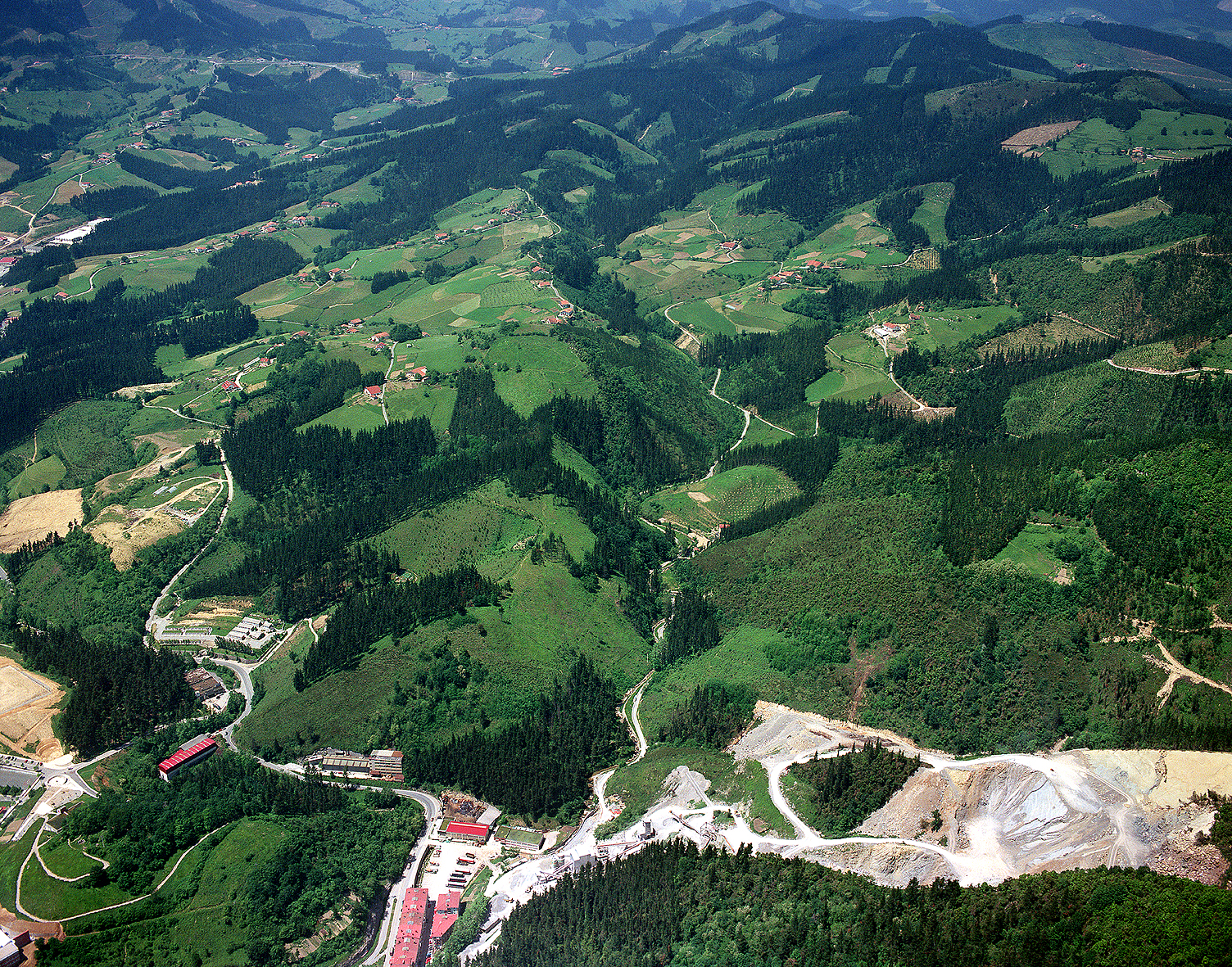 Vista de la cantera de Okinzuri