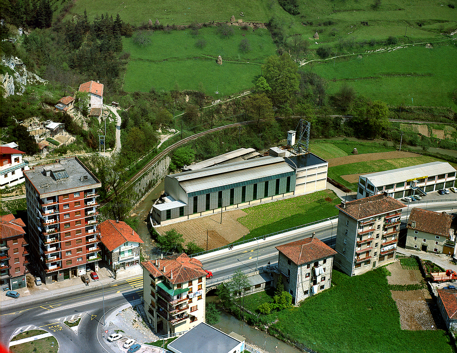 Vista del río Ego en San Lorenzo