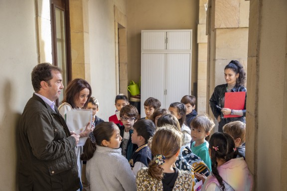 Niños/as del Consejo de la Infancia en el ayuntamiento