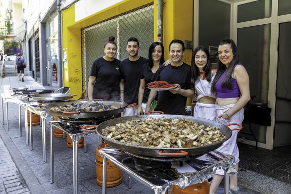 El equipo del Sagarra Gastro Pub