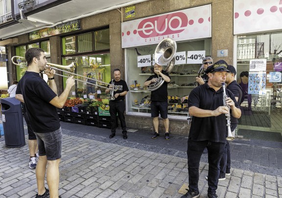 Banda de música en la calle