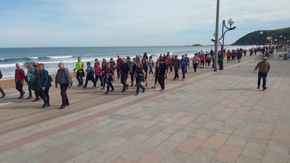 Caminata saludable en Zarautz