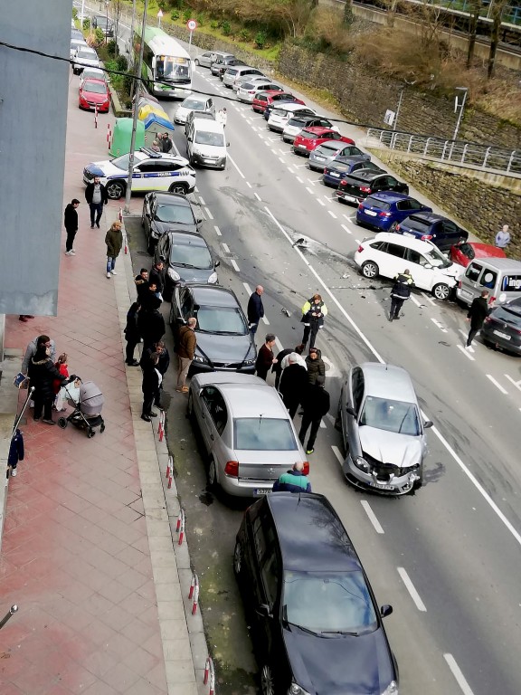 Accidente de la Avda. de Gipuzkoa