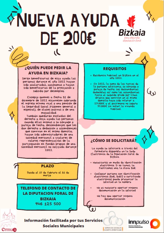 Hoja resumen ayuda de 2023