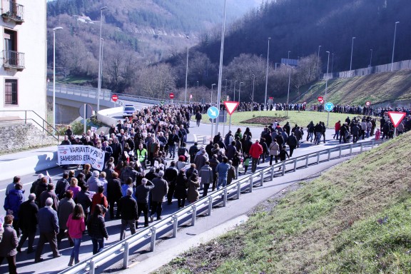 La marcha dando la vuelta 