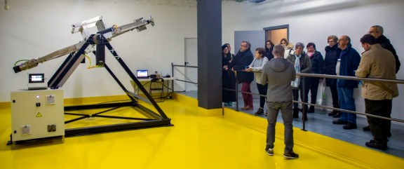 Sala que acoge el proyectoGravitatea
