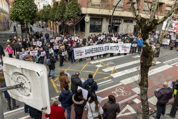 Vista de la concentración