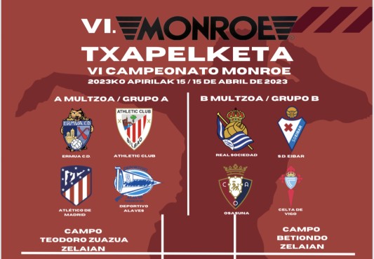 Cartel del torneo de futbol cadete del Ermua CD