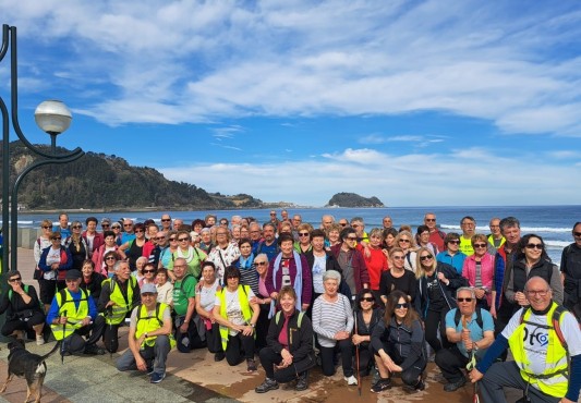 Caminata saludable en Zarautz