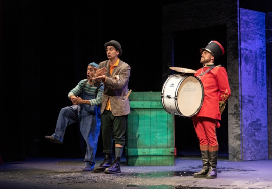 Fotografía de la obra de teatro infantil Kutxartean