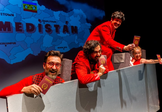 Fotografía de la obra de teatro Passport