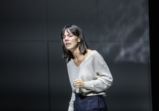 Fotografía de la obra de teatro Prima facie
