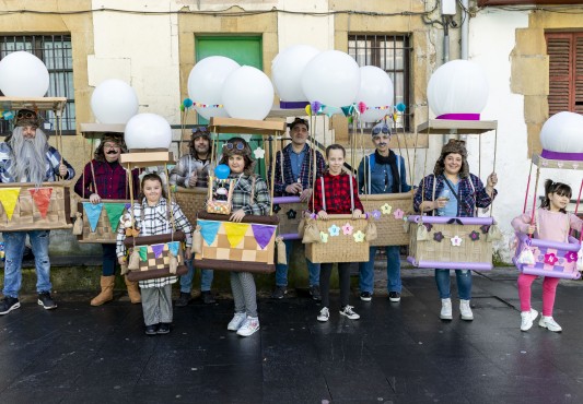 Foto grupal del sábado de Carnaval