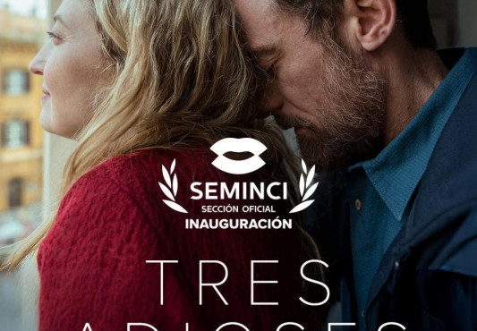 Tres adioses filmaren kartela