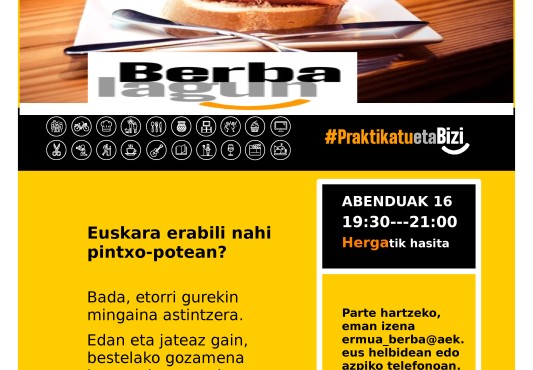 Abenduko Pintxolagun jarduera