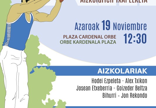 Aizkolariak Ermuan, 2022ko kartela