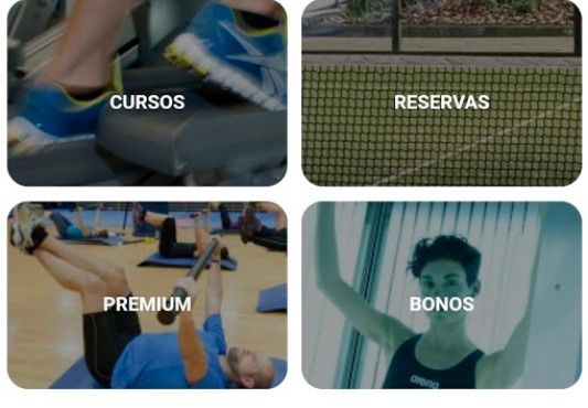 Captura de pantalla muestra el menú