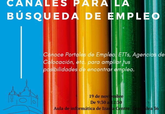 Cartel anunciador de la actividad