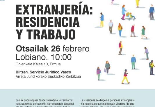 Cartel anunciador de la sesión