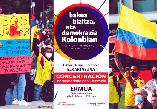 Cartel de la convocatoria de concentracion