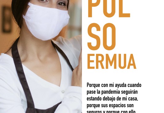 Cartel: en la panadería