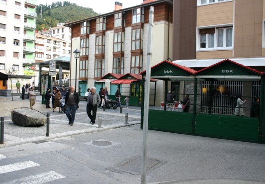 Casetas para la feria agraria de San Martin 2009 en Ermua