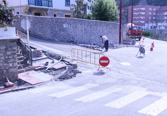 Comienzo de la cuesta a Iparraguirre