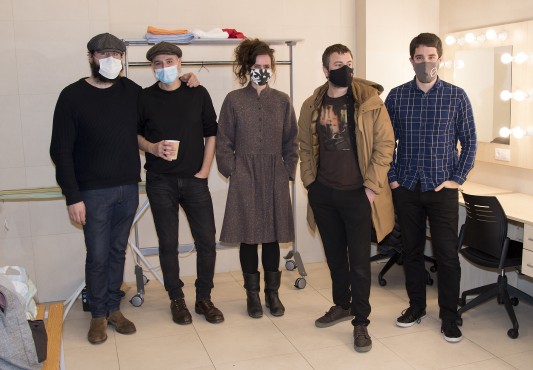 Componentes del grupo de Eñaut Elorrieta