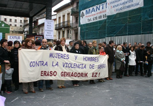 Concentración contra la violencia de G,enero