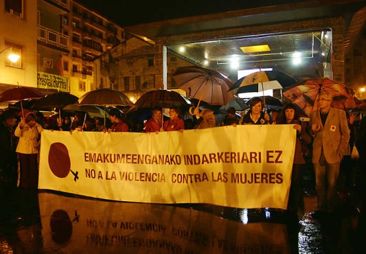 Concentración contra la violencia de género