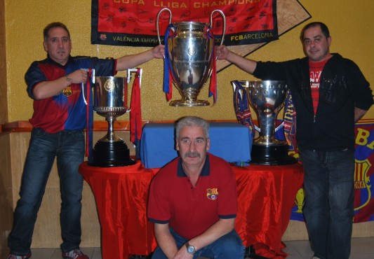 Copas ganadas por el Barcelona F.C. en la temporada 2008-2009m, a su paso por Ermua