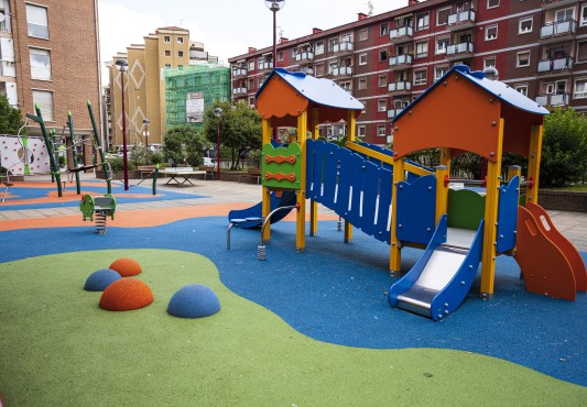 Detalle de las casetas