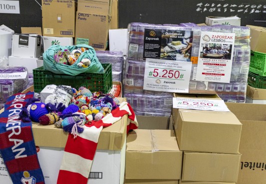 Detalle del material y suministro recogido